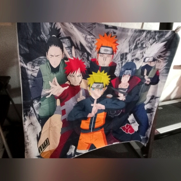 NWOT Naruto Backpack And Free Nylon Poster  Naruto And His Friends - Picture 4 of 4